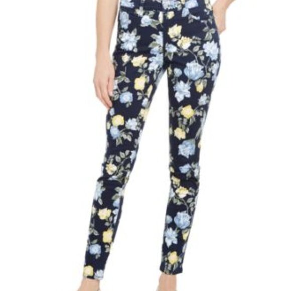 Charter Club Denim - Charter Club Pants Sz 18 Floral Straight Leg 144